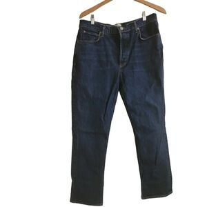 Agolde Men's Medium Wash Straight Leg Button Fly Jeans Size 30 29 length